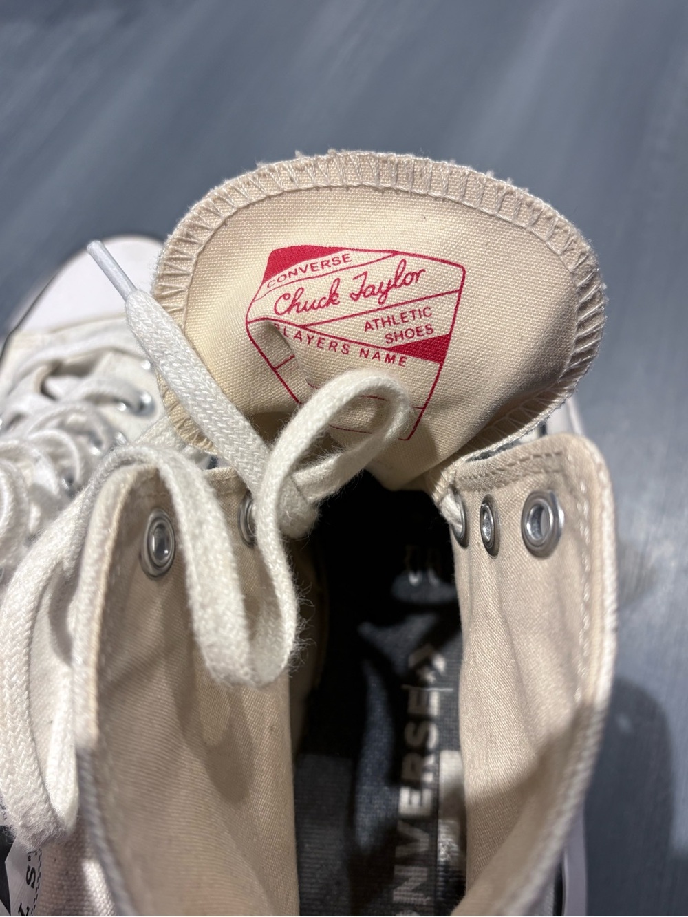 Chuck Taylor Converse All star White High-Top Platform Run Star Hike Sneakers - Picture 3 of 4